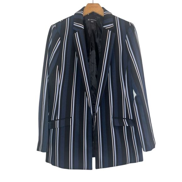 ✨INC Women's Striped Blazer Sz Medium Jacket✨ - Picture 4 of 10